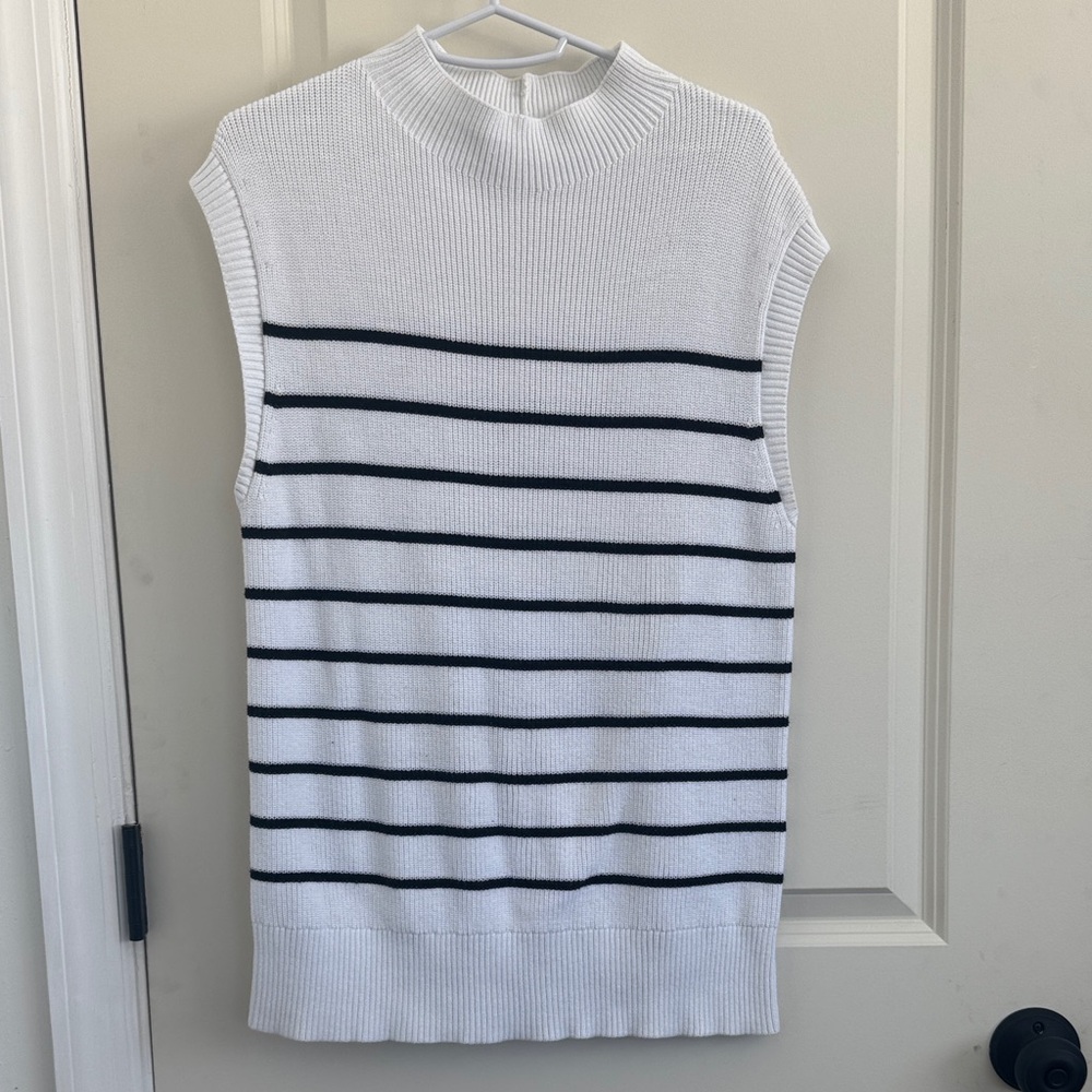 Talbots White Knit Sweater
